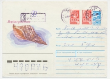 Registered Postal stationery  Soviet Union 1988