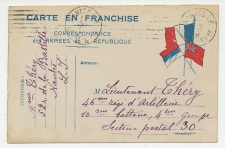 Military Service Card France  1916