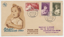 Cover / Postmark Germany / Saar 1953