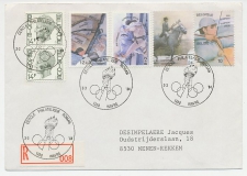 Registered cover / Postmark Belgium 1984