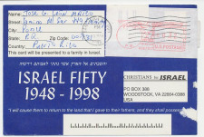 Picture  postcard USA 1998