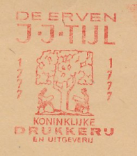 Meter cover Netherlands 1957