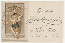 Local mail stationery Berlin 1896