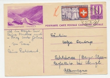 Postal stationery Switzerland 1939