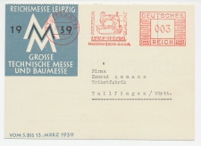 Meter card Deutsches Reich / Germany 1939