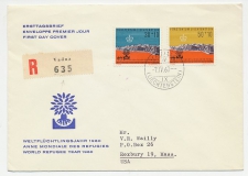 Registered cover Liechtenstein 1960