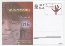 Postal stationery  Spain 2008
