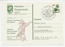 Postal stationery / Postmark  Germany 1977