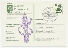 Postal stationery / Postmark Germany 1977