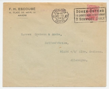 Cover / Postmark Belgium 1922