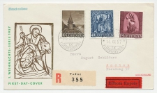 Registered cover / Postmark Liechtenstein 1957