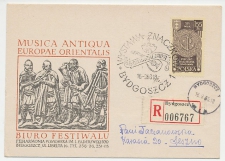 Registered cover / Postmark Poland 1966