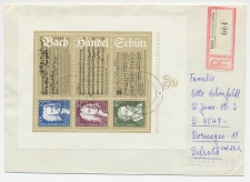 Registered cover / Postmark Germany 1985