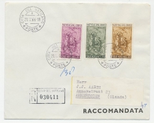 Registered cover / Postmark Vatican 1966