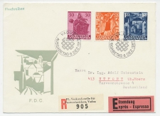 Registered cover / Postmark Liechtenstein 1962