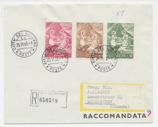 Registered cover / Postmark Vatican 1965
