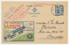 Publibel - Postal stationery Belgium 1945