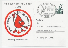 Postal stationery / Postmark Germany 1991
