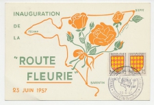 Card / Postmark France 1957