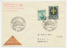Remboursement Cover / Postmark Austria 1954