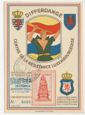 Maximum card Luxembourg 1945