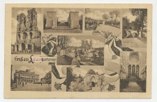 Fieldpost postcard Germany / France 1918