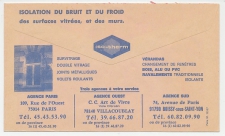 Postal cheque cover France 1987