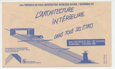 Postal cheque cover France 1989