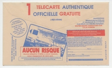 Postal cheque cover France 1990