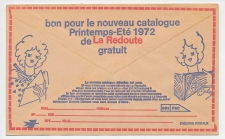 Postal cheque cover France 1972