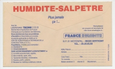 Postal cheque cover France 1990