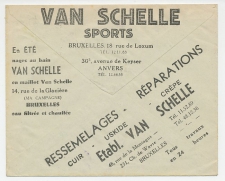 Postal cheque cover Belgium ( 1931 )