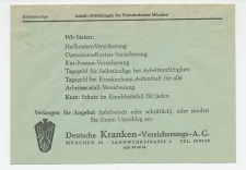 Postal cheque cover Germany 1959