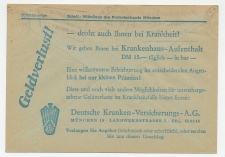 Postal cheque cover Germany 1958