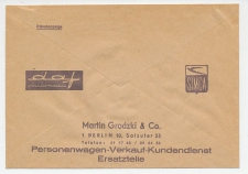 Postal cheque cover Germany 1966