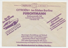 Postal cheque cover Germany