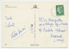 Card - Postmark France 1970