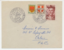 Cover / Postmark France 1950