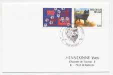 Cover / Postmark Belgium 2002