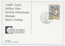 Card / Postmark San Marino 1988