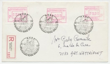 Regisered cover / Postmark Belgium 1989