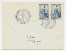 Cover / Postmark France 1953