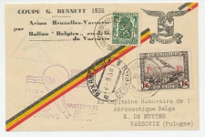 Card / Postmark Belgium 1936