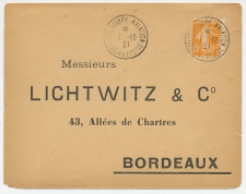 Cover / Postmark France 1921