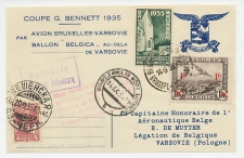 Card / Postmark Belgium 1935