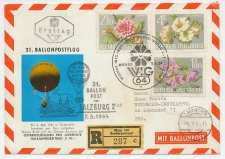 Registered cover / Postmark Austria 1964