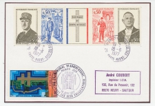 Card / Postmark France 1977