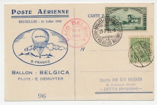 Postcard / Postmark Belgium 1935