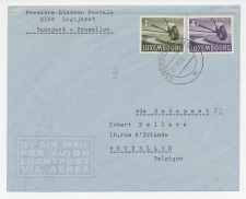 FFC / First Flight Cover Luxembourg 1956