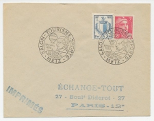 Cover / Postmark France 1950
